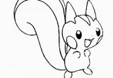 Pachirisu Coloring Pages Pachirisu is A Great Pokemon Coloring Pages