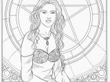 Pagan Witch Coloring Pages for Adults Adult Coloring Goddess Coloring