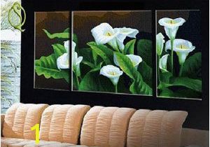 Paint by Number Wall Mural Kits Calla Lilies Triptych