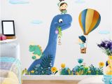 Paint by Number Wall Murals Nursery Dinosaur Kids Rooms Home Decor Wall Sticker Cartoon Animal Painting for Baby Room Nursery Decals Posters and Prints Wall Picture Y Wallpaper