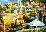 Paint by Numbers Wall Mural Kits City Landscape N12 Paint by Numbers