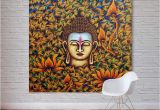 Paint by Numbers Wall Murals 2019 1 Panel Buddha Head Oil Painting Printed Canvas Wall Art