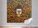 Paint by Numbers Wall Murals 2019 1 Panel Buddha Head Oil Painting Printed Canvas Wall Art