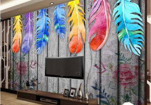 Painted Murals On Walls Custom Any Size 3d Wall Murals Wallpaper Modern Hand Painted Wood