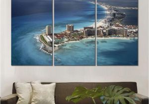 Painted Ocean Wall Murals 2019 Hd Canvas Prints Mexico Ocean Water Home Beach Unframed Painting Wall Fine Art for Room Decor From Kyrre $18 1