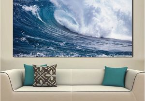 Painted Ocean Wall Murals 2019 Paintings for Living Room Wall Paintings Canvas Ocean Waves Oil Painting Wall No Frame From Wallstickerworld $27 73