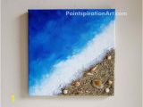 Painted Ocean Wall Murals Beach Painting Ocean Decor with Real Sand and by