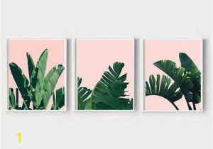 Painted Tropical Wall Murals Banana Leaf Print Banana Leaves Tropical Wall Art Scandi