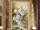 Painted Wall Mural Ideas for Living Room Amazon Xbwy European Style Vase Flower Oil Painting
