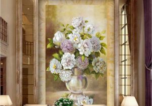 Painted Wall Mural Ideas for Living Room Amazon Xbwy European Style Vase Flower Oil Painting