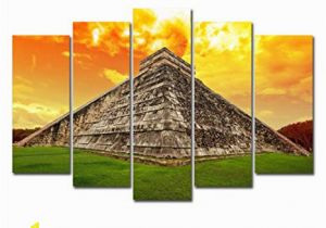 Painted Wall Murals Near Me Amazon Horgan Art 5 Panels Canvas Painting Wall Art