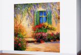 Painted Wall Murals Near Me Blooming Summer Patio Wall Mural