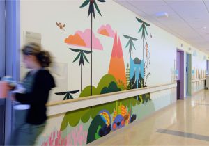 Painting Kids Wall Murals Mattel Children S Hospital Phase 2