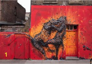 Painting Mural On Brick Wall Murals by Daleast Seem to Explode with Energy