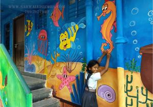 Painting Murals On School Walls Schoolpainting Wallpainting Wallpapers Artpainting