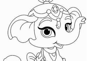 Palace Pets Free Coloring Pages Disney Princess Palace Pets Taj Coloring Page