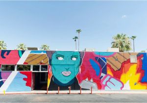 Palm Springs Wall Mural Art Plutonium Paint