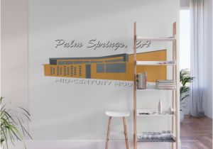 Palm Springs Wall Mural Mid Century Modern Palm Springs Wall Mural by Jayhookerphotography