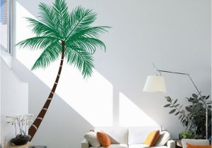 Palm Tree Beach Wall Mural Queen Palm Tree Wall Decal