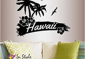 Palm Tree Mural Decal Amazon In Style Decals Wall Vinyl Decal Home Decor Art Sticker