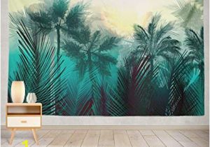 Palm Tree Murals Walls Amazon asoco Tapestry Wall Handing Tropical Jungle