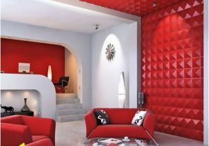 Panneau Mural 3d Wall Art Decorative 3d Wall Panels In Red Keep the Decor Style Of the
