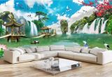 Panoramic Wall Art Murals 3d Room Wallpaper Custom Non Woven Mural Hd Panoramic Landscape Landscape Painting Fairyland Living Room Tv Wallpaper for Walls 3 D Wallpaper