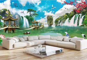 Panoramic Wall Art Murals 3d Room Wallpaper Custom Non Woven Mural Hd Panoramic Landscape Landscape Painting Fairyland Living Room Tv Wallpaper for Walls 3 D Wallpaper