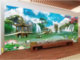 Panoramic Wall Art Murals 3d Room Wallpaper Custom Non Woven Mural Hd Panoramic Landscape Landscape Painting Fairyland Living Room Tv Wallpaper for Walls 3 D Wallpaper