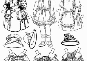 Paper Dolls Print Outs Coloring Pages Paper Dolls Coloring Page