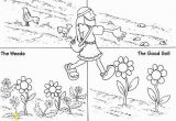 Parable Of the sower Coloring Page Parable Of sower Coloring Page From Matthew Chapter 13