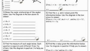 Parallel Lines and Transversals Angle Pairs Coloring Page Answers Parallel Lines and Transversals Zombie Coloring Page