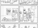 Paralyzed Man Lowered Through Roof Coloring Page 32 Paralyzed Man Lowered Through Roof Coloring Page In