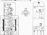 Paralyzed Man Lowered Through Roof Coloring Page 32 Paralyzed Man Lowered Through Roof Coloring Page In