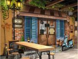 Paris Cafe Wall Mural Custom Mural Wallpaper 3d Retro Vintage Paris Cafe Wallpaperfor Hotel Cafe Restaurant Living Room Wall Mural Wall Papers Home Decor Babe