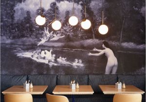 Paris Cafe Wall Murals Haldane Martin Have Designed the Newly Opened Swan Cafe In Cape town