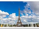 Paris Wall Mural Eiffel tower Amazon Panoramic View Of Eiffel tower In Paris Paper