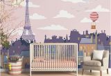 Paris Wall Murals Cheap Roof S Paris Mural Pink Children Wallpaper Of Paris