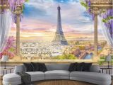 Paris Wall Murals Wallpaper Custom Any Size Wallpaper 3d Stereo Rome Column Paris tower Murals Restaurant Living Room Bedroom Backdrop Wall Decor 3 D Hd It Wallpapers Hd