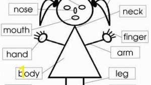 Parts Of the Body Coloring Pages for Preschool Parts Of the Body and Face Posters and Worksheets