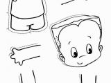 Parts Of the Body Coloring Pages for Preschool Parts the Body Coloring Pages Coloring Pages Kids Coloring