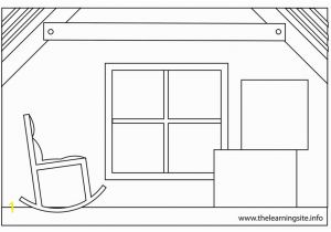 Parts Of the House Coloring Pages attic Flashcard – the Learning Site