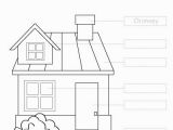 Parts Of the House Coloring Pages Colour the Parts Of the House