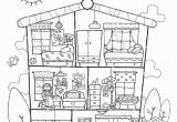Parts Of the House Coloring Pages House Colouring Page