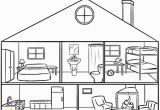 Parts Of the House Coloring Pages Parts Of the House Black and White Google Search