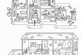 Parts Of the House Coloring Pages Parts Of the House English Pinterest