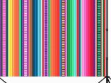 Party City Wall Murals ácapisco Mexican Stripes Graphy Backdrop Colorful