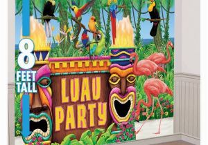 Party City Wall Murals Luau Party Decorating Kit Party City Both