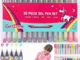 Pastel Colored Pages Manga Girlzone Colored Gel Pens Set for Girls Ideal Arts and Crafts Kit