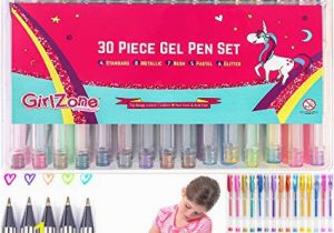 Pastel Colored Pages Manga Girlzone Colored Gel Pens Set for Girls Ideal Arts and Crafts Kit